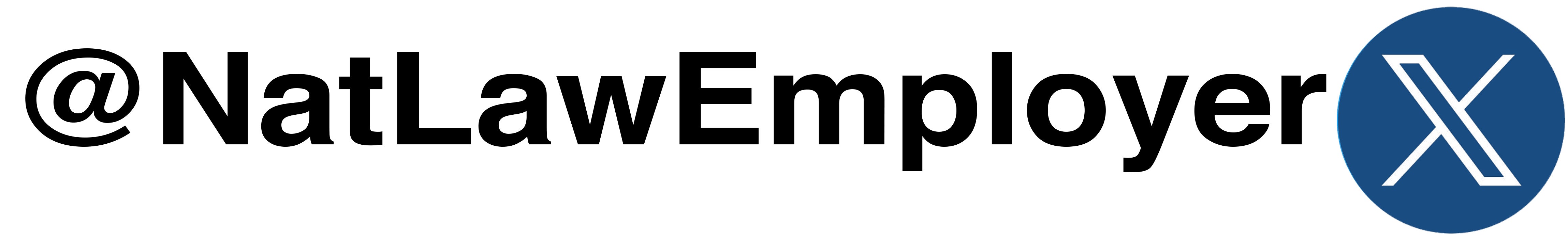 National Law Review Labor & Employment Law Twitter