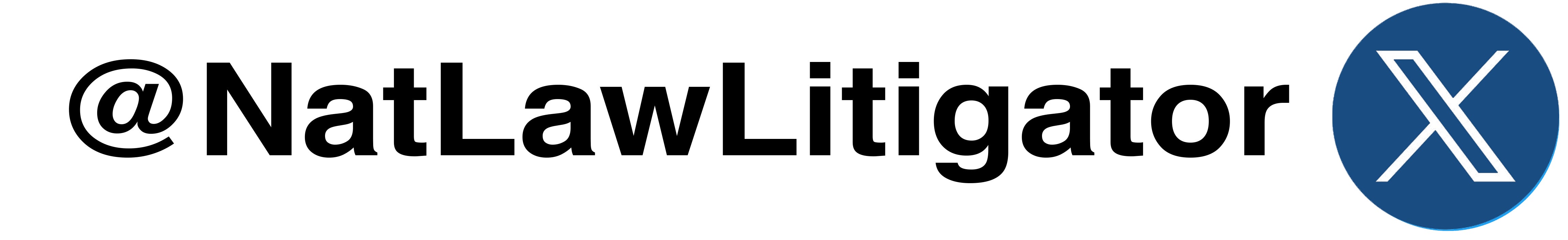 National Law Review Litigation & Class Action Law Twitter